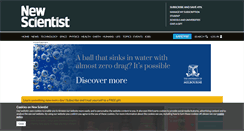 Desktop Screenshot of dating.newscientist.com