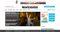 Desktop Screenshot of newscientist.com